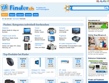 Tablet Screenshot of finder.ch