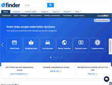 Tablet Screenshot of finder.com